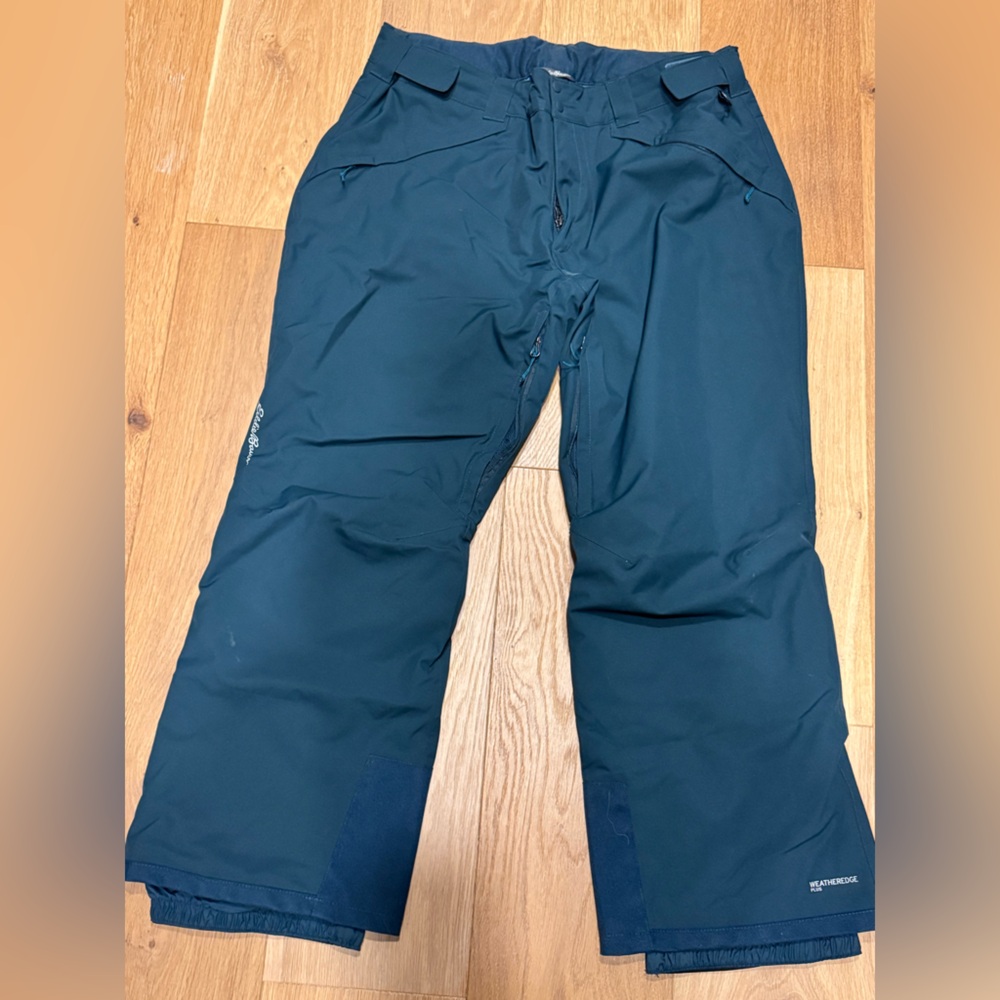 Eddie Bauer Black and Teal Women's Ski Snow Pants